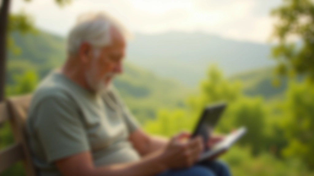 Persona revisando información sobre rutas en una tablet sentada cómodamente